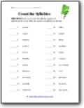 syllabication worksheets