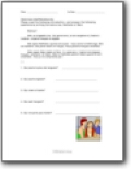 French Reading Comprehension Worksheets